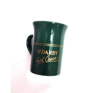 O'Darby Irish Cream Green & Cream with Gold Accents  Coffee Mug Cup